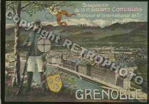 Ville de GRENOBLE Carte postale ancienne