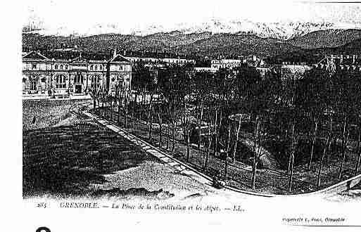 Ville de GRENOBLE Carte postale ancienne