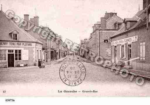 Ville de GUERCHESURL\'AUBOIS(LA) Carte postale ancienne