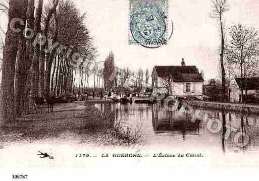 Ville de GUERCHESURL\'AUBOIS(LA) Carte postale ancienne