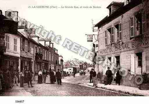 Ville de GUERCHESURL\'AUBOIS(LA) Carte postale ancienne