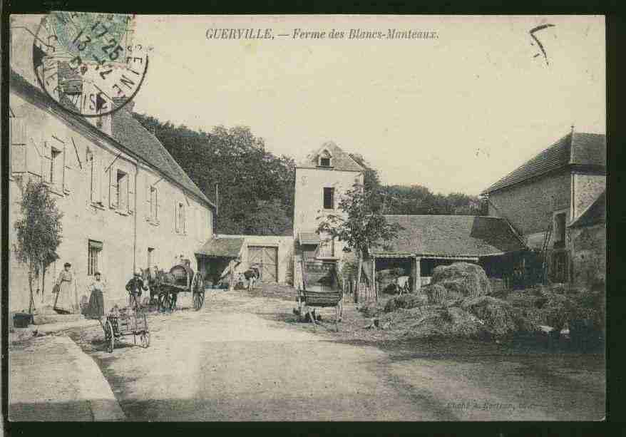 Ville de GUERVILLE Carte postale ancienne