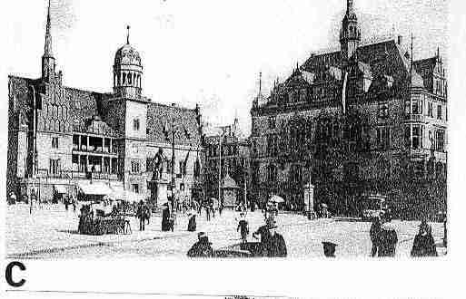 Ville de HALLE Carte postale ancienne