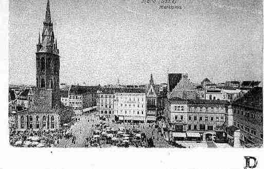 Ville de HALLE Carte postale ancienne