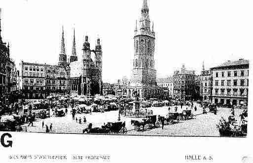 Ville de HALLE Carte postale ancienne