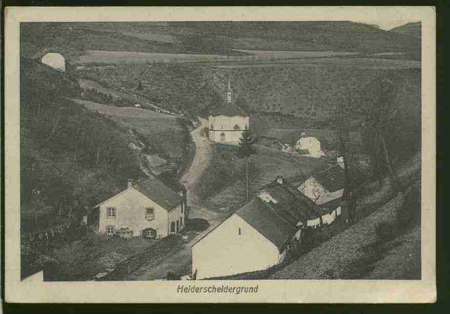 Ville de HEIDERSCHEID Carte postale ancienne