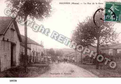 Ville de HEIPPES Carte postale ancienne