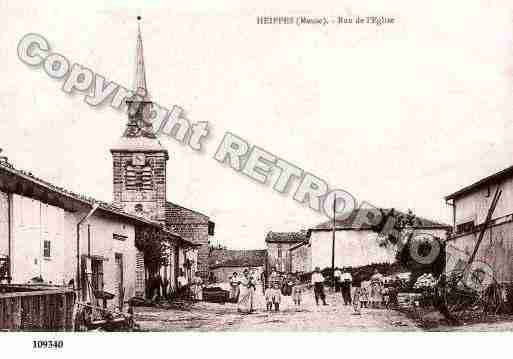 Ville de HEIPPES Carte postale ancienne