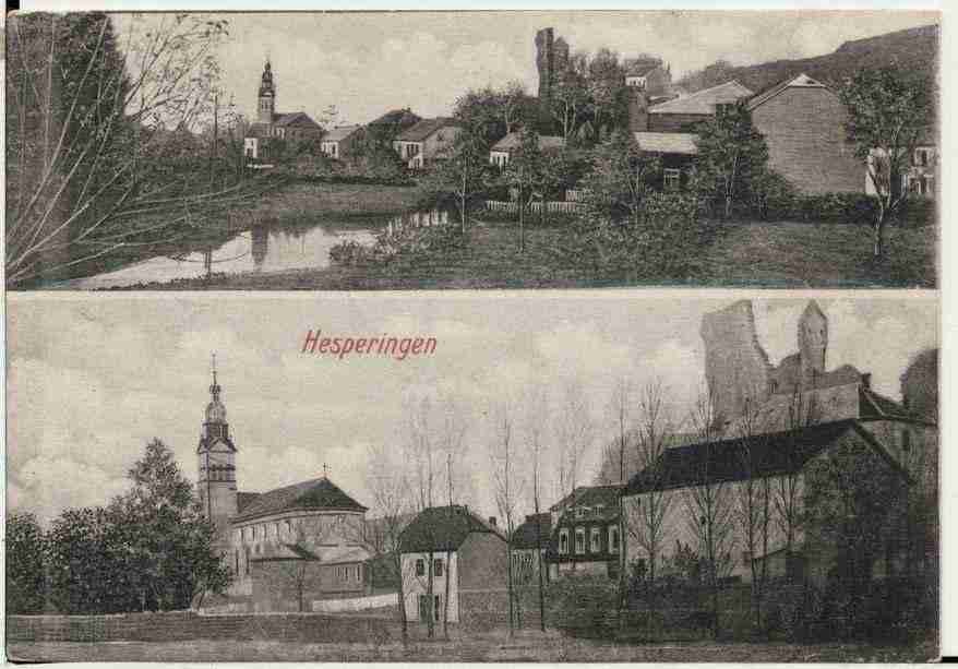 Ville de HESPERANGE Carte postale ancienne