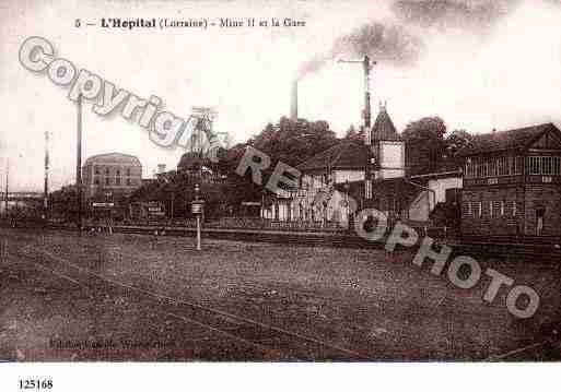 Ville de HOPITAL(L\') Carte postale ancienne