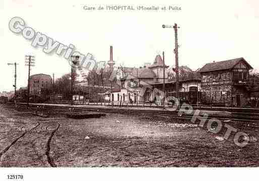 Ville de HOPITAL(L\') Carte postale ancienne