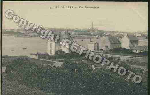 Ville de ILEDEBATZ Carte postale ancienne