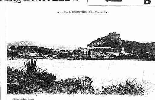 Ville de ILEDEPORQUEROLLES Carte postale ancienne