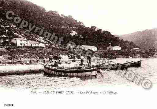 Ville de ILEDEPORTCROS Carte postale ancienne