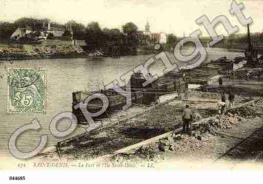 Ville de ILESAINTDENIS(L') Carte postale ancienne