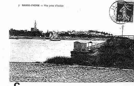 Ville de INDRE Carte postale ancienne