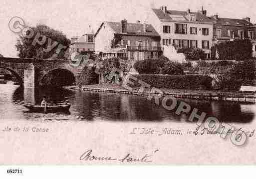 Ville de ISLEADAM(L\\\') Carte postale ancienne