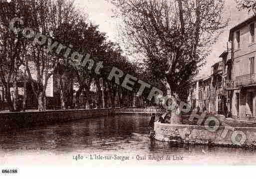 Ville de ISLESURLASORGUE(L\\\') Carte postale ancienne