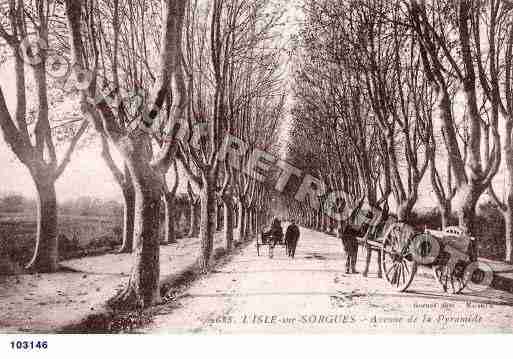 Ville de ISLESURLASORGUE(L\') Carte postale ancienne