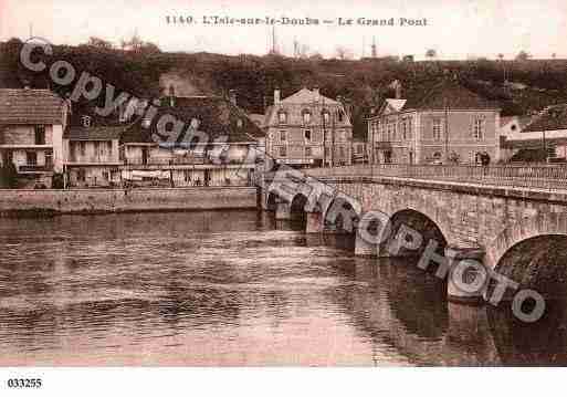 Ville de ISLESURLEDOUBS(L\') Carte postale ancienne