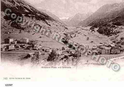 Ville de KLOSTERS Carte postale ancienne