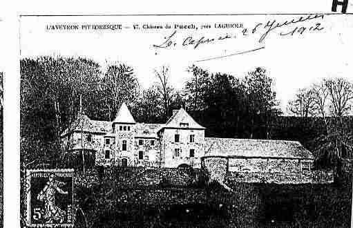 Ville de LAGUIOLE Carte postale ancienne