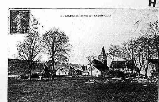 Ville de LAGUIOLE Carte postale ancienne