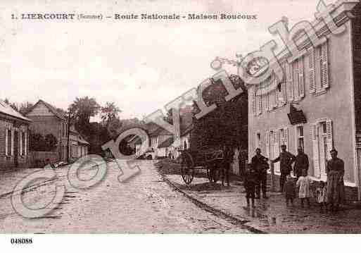 Ville de LAMOTTEENSANTERRE Carte postale ancienne