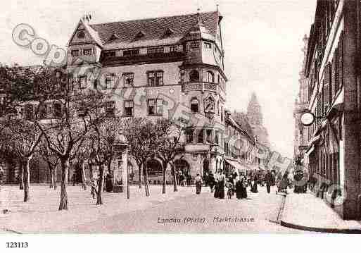 Ville de LANDAU Carte postale ancienne