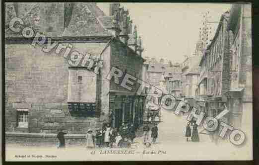 Ville de LANDERNEAU Carte postale ancienne