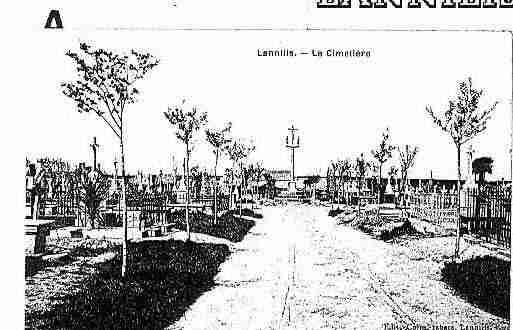 Ville de LANNILIS Carte postale ancienne