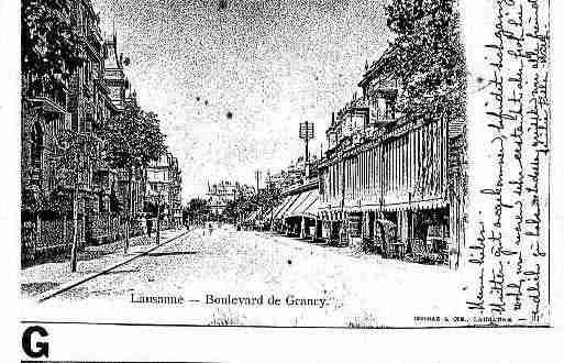 Ville de LAUSANNE Carte postale ancienne