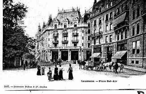 Ville de LAUSANNE Carte postale ancienne