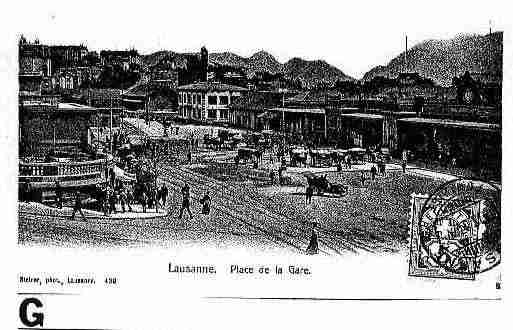 Ville de LAUSANNE Carte postale ancienne