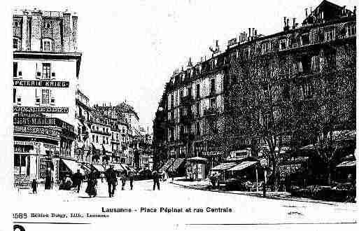 Ville de LAUSANNE Carte postale ancienne