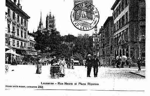 Ville de LAUSANNE Carte postale ancienne