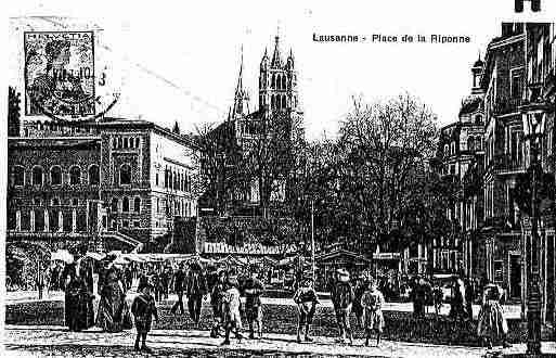 Ville de LAUSANNE Carte postale ancienne