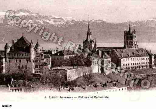 Ville de LAUSANNE Carte postale ancienne