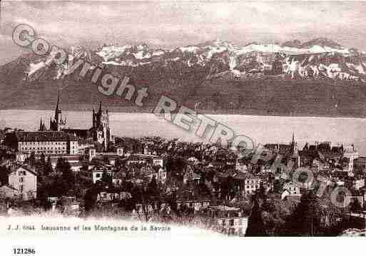 Ville de LAUSANNE Carte postale ancienne