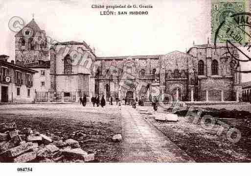 Ville de LEON Carte postale ancienne