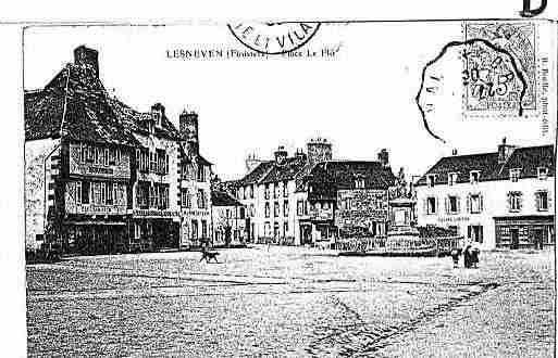 Ville de LESNEVEN Carte postale ancienne