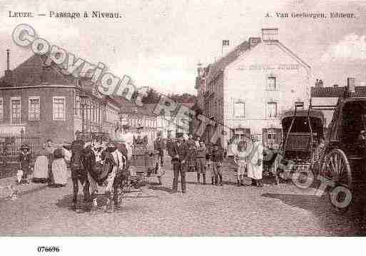 Ville de LEUZE(HAINANT) Carte postale ancienne