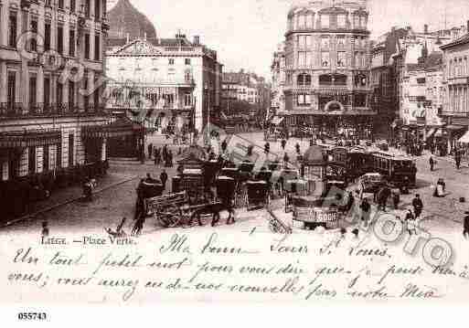 Ville de LIEGE Carte postale ancienne