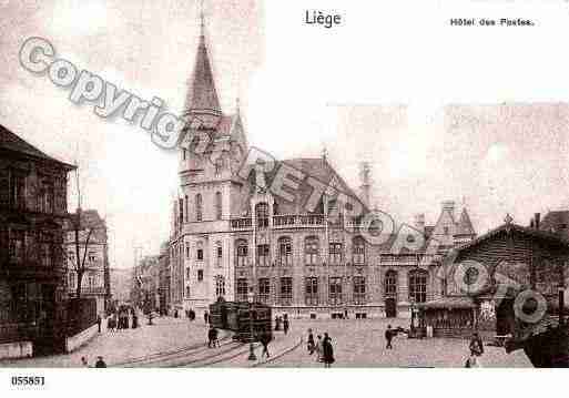 Ville de LIEGE Carte postale ancienne