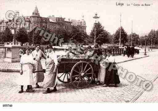 Ville de LIEGE Carte postale ancienne