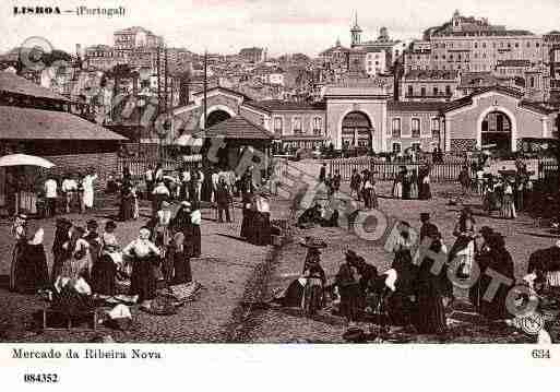 Ville de LISBOA Carte postale ancienne