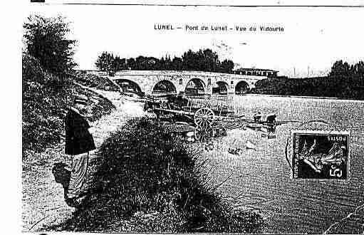 Ville de LUNEL Carte postale ancienne