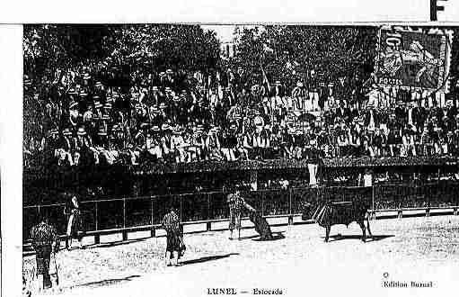 Ville de LUNEL Carte postale ancienne