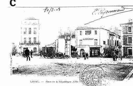 Ville de LUNEL Carte postale ancienne