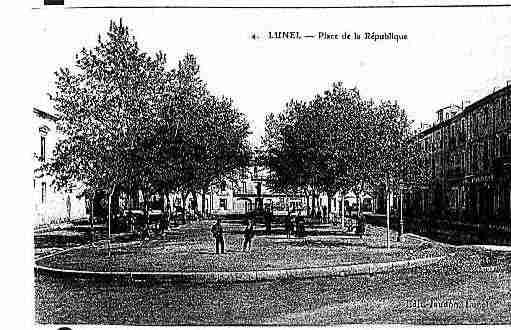 Ville de LUNEL Carte postale ancienne